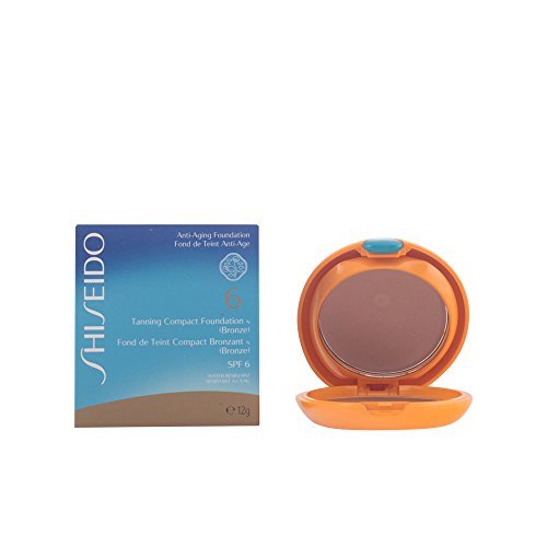 Tanning Compact Foundation N SPF6 - Bronze by Shiseido for Women 0.4 ounce Foundation by Shiseido