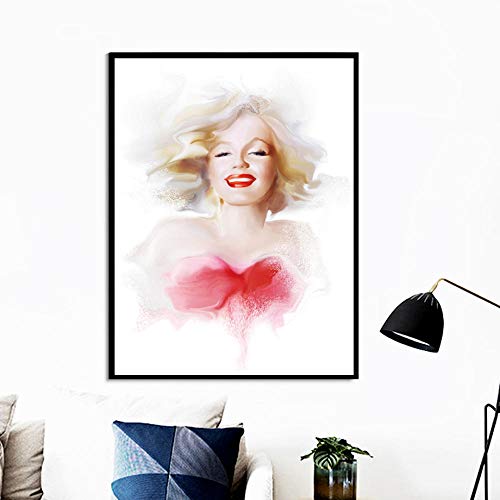 Tanyang Chica de peluquería nórdica, Carteles y Estampados, Arte de la Pared, Lienzo, Pintura, Lienzo de Pared, Imagen para Sala de Estar, decoración sin Marco