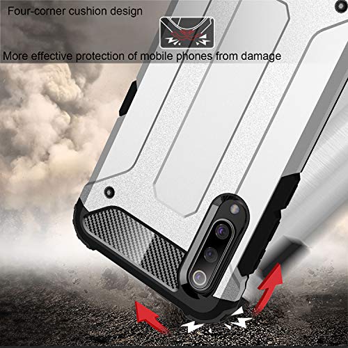 TANYO Funda Adecuado para Xiaomi Mi A3, Heavy-Duty Anti-Caída Phone Case, Extraíble 2 en 1 a Prueba de Golpes Robusto y Durable Fashion Ultra-Thin Funda Protectora, Azul