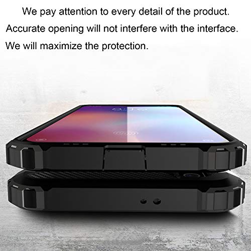 TANYO Funda Adecuado para Xiaomi Mi A3, Heavy-Duty Anti-Caída Phone Case, Extraíble 2 en 1 a Prueba de Golpes Robusto y Durable Fashion Ultra-Thin Funda Protectora, Azul