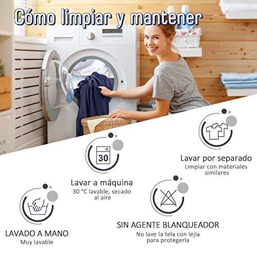 TAOCOCO Funda de Sofá/Funda de sofá Antideslizante/Funda de Fofá Elástica/Lavable/Antiácaros/Antiarrugas (Azul Oscuro/ 3 Plazas 180-240 cm)