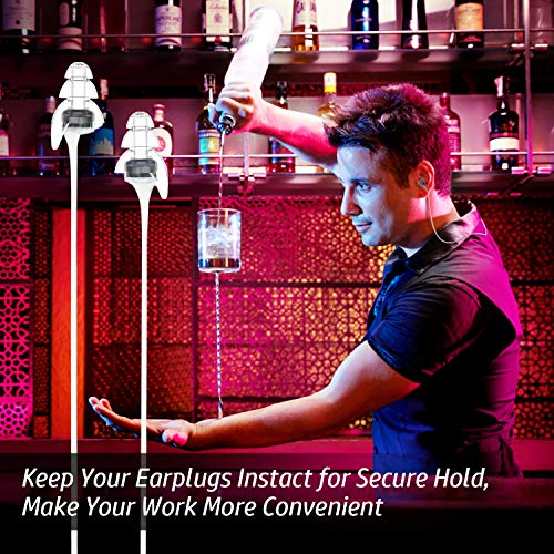 Tapones de Silicona para Oidos Protectores Auditivos para Conciertos, Festivales, Bares y Ruido Excesivo Protección Auditiva tapones para el oidopara Carreras de Aeropuertos, Maquinaria, DJs