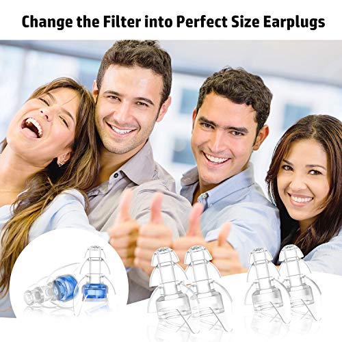 Tapones de Silicona para Oidos Protectores Auditivos para Conciertos, Festivales, Bares y Ruido Excesivo Protección Auditiva tapones para el oidopara Carreras de Aeropuertos, Maquinaria, DJs