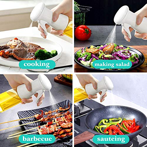 Tarnel Dispensador de pulverizador de Aceite Rociador de Aceite rociador de vinagre para cocinar Ensalada Hornear Pan BBQ Cocina 200ml