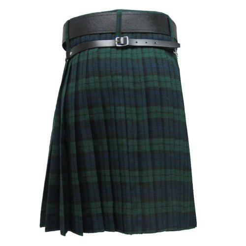 Tartanista - Kilt escocés hombre - Tartán Black Watch - 0,3 kg 4,5 m (10oz 5 yardas) - UK48 (121 cm)