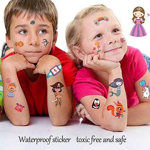 Tatuaje,Tatuaje De Infantil,Tatuaje para niñas,Tatuajes temporales niños Kits,Tatuaje De Infantil,Tatuaje De Infantil,Etiqueta engomada impermeable del tatuaje (Víspera de Todos los Santos)