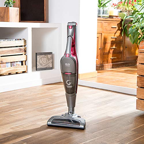 Taurus 29.0 Unlimited 29 Lithium Escoba 3 en 1, Aspirador Vertical ciclónico, sin Cable, sin Bolsa, 29.6V, autonomía 55 min, batería de Litio, Mango Plegable, Plástico, Gris