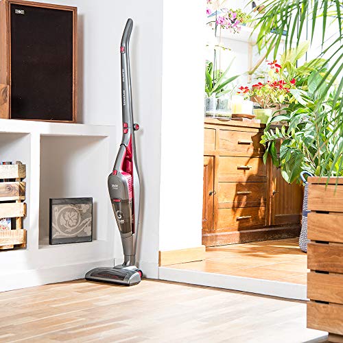 Taurus 29.0 Unlimited 29 Lithium Escoba 3 en 1, Aspirador Vertical ciclónico, sin Cable, sin Bolsa, 29.6V, autonomía 55 min, batería de Litio, Mango Plegable, Plástico, Gris