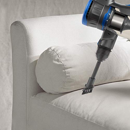 Taurus Ideal Lithium Aspirador de Mano y Lanza Extra Larga, 22.2 V, Cepillo motorizado Brush, Turbo Cyclonic System, 650 ml, Filtro HEPA, Azul