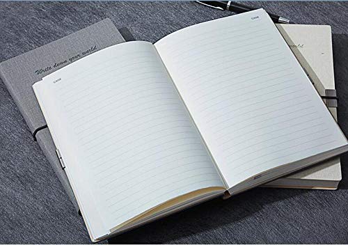 TAYIBO Cuaderno Rayas/Lined Notebook,Bloc de Notas de Negocios, Libro de Registro de Conferencia Masculina, Diario de Engrosamiento de Cuenta de Estudiante Universitario