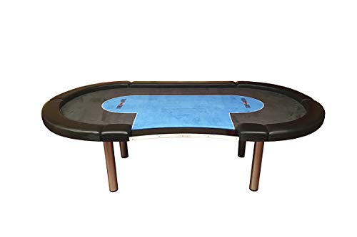 TDPOKER Mesa de Juego Poker High Stakes Azúl