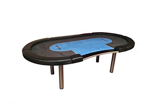 TDPOKER Mesa de Juego Poker High Stakes Azúl