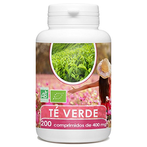 Te Verde Organica - 200 tabletas de 400 mg