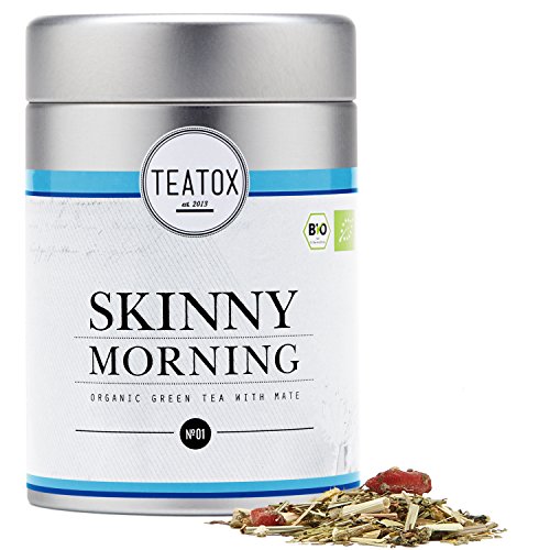 TEATOX Skinny Morning, té verde orgánico con mate (Lata)
