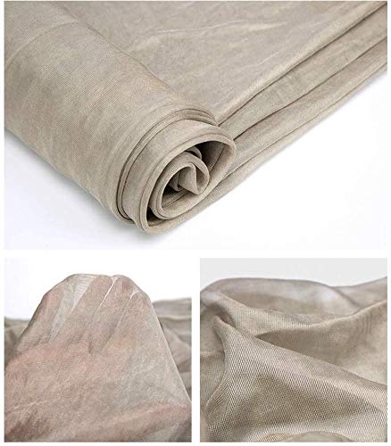 Tejido De Malla De Fibra De Nano Plata Que Protege Su Entorno De La Radiación WiFi Medidores Inteligentes Torres De Celdas Protección RF Reducción De EMF(Size:7 * 2.5m)