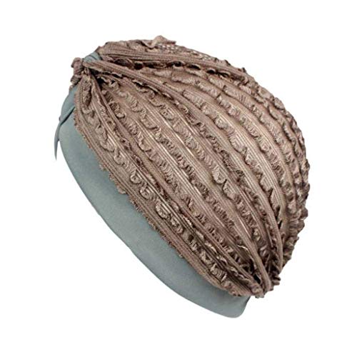 Tela Cómoda Cáncer De La Mujer Quimioterapia Higiene Alopecia Sencillos Indio Negro Gris Rojo Caqui Azul Marino Maquillaje Sombrero Pliegue Elástico Turbante Estilo