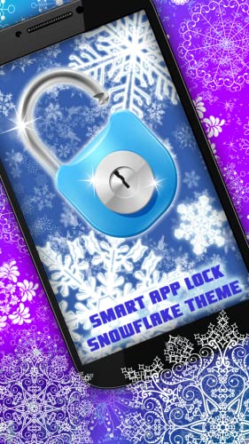 Tema Smart App Lock Snowflakes