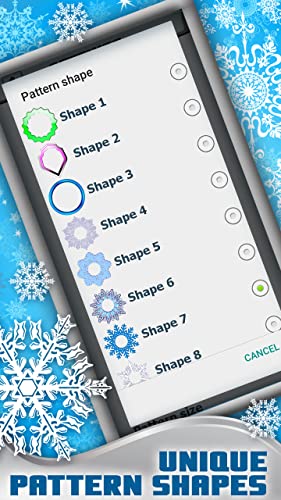 Tema Smart App Lock Snowflakes