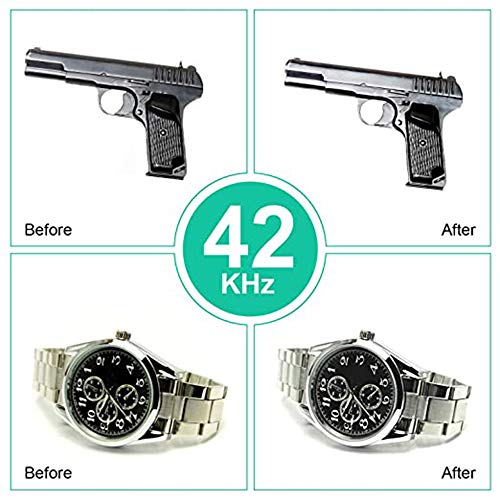 Temporizador De Joyería Profesional, Máquina Portátil De Limpieza del Hogar, Limpiador De Dentaduras para Anteojos, 2.5 L Que No Dañará Sus Objetos De Valor Mientras Los Actualiza como Nuevos.