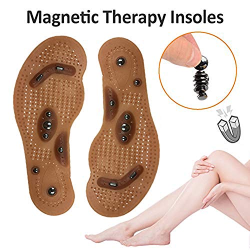 Terapia Magnética Masaje Plantilla, Plantillas De Pérdida De Peso Salud Transpirable Relajar Los Músculos Absorción De Impactos Y Amortiguación para Acupresión De Pies,L(40~46)