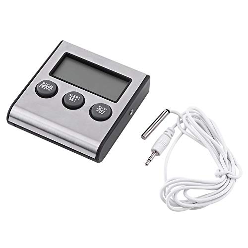 Termómetro digital de nevera, nuevo termómetro digital LCD de temperatura de refrigerador de nevera Termómetro de habitación con imán y soporte para medir la temperatura