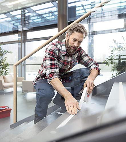 tesa 55587-00000-00 Cinta Antideslizante Suelos (5 m x 25 mm), Transparente