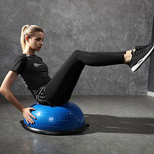 TESITE Balance Trainer Yoga Ball Fitness Ball PéRdida De Peso RehabilitacióN Masaje Hemisferio (Azul)