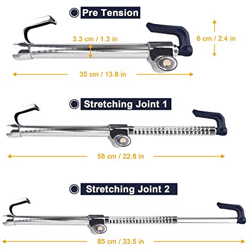 Tevlaphee Cerradura del Volante Antirrobo Alta Seguridad Fuerte Universal para Todos Vehículos Bloqueo Giratorio Ajustable Autodefensa con 3 Llaves (Brake Lock)