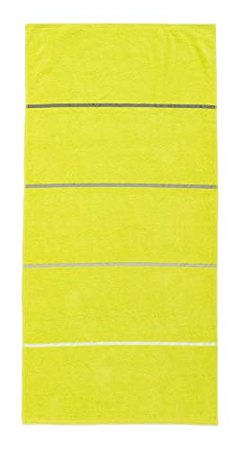 TEX - Toalla de Playa con Rayas 75 x 150 cm Pistacho