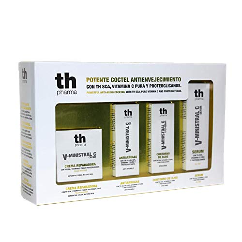 Thader Th Pharma - V-Ministral C Pack (Crema+ Sérum + Contorno + Antiarrugas)