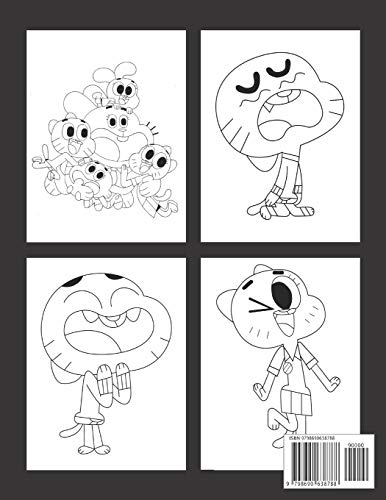 The Amazing World of Gumball Coloring Book: A Coloring Book For Kids, High-Quality Illustrations, Exclusive Coloring Pages, Perfect for Preschool Activity at home