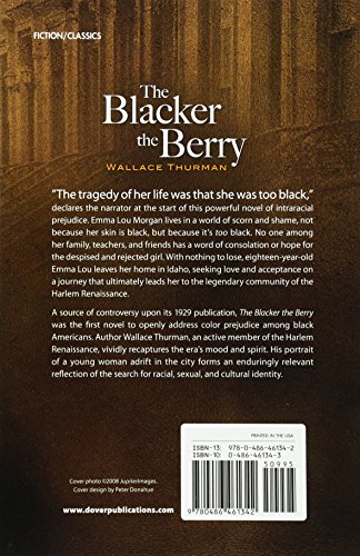 The Blacker the Berry (Dover Books on Literature & Drama)