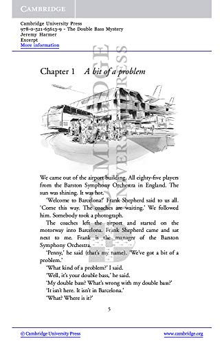 The Double Bass Mystery. Level 2 Elementary / Lower-intermediate. A2. Cambridge English Readers.