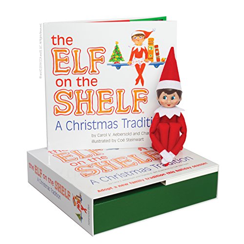 The Elf on the Shelf: Una tradición navideña (Incluye tono de piel claro niña Elf y un libro especial en Inglés)
