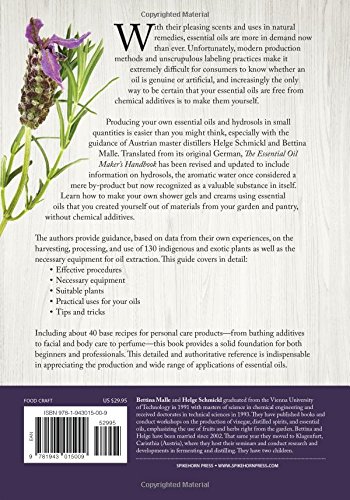 The Essential Oil Maker's Handbook: Extracting, Distilling and Enjoying Plant Essences