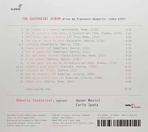 The Gasparini Album: Roberta Invernizzi