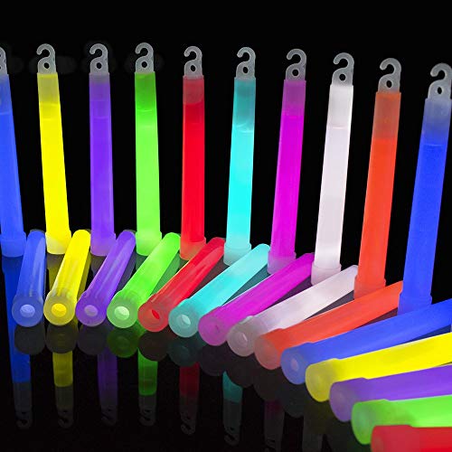 The Glowhouse Premium 6 inch Glow Stick pack of 25 (Mixed) by The Glowhouse