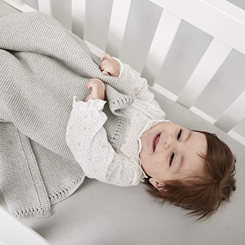 The Little Green Sheep - Manta de Punto para bebé (Tejido orgánico)