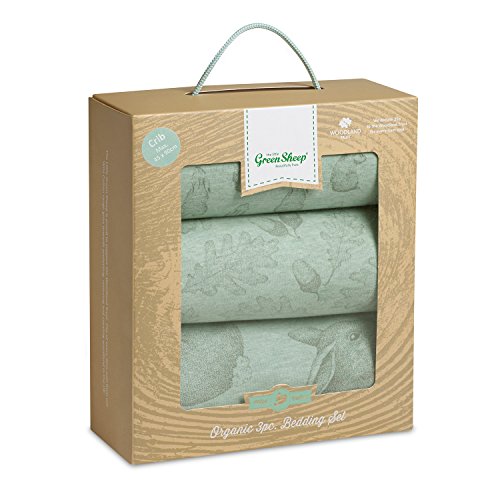 The Little Green Sheep Wild Cotton - Juego de Cama de Cuna (Conejo)