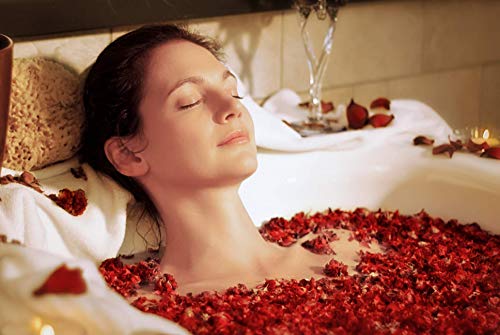 THE LONDON FRAGRANCE STORE - Vela Perfumada Cera de Soja - Aceites Aromáticos 75 Horas - Rosas - Mediano - En Frasco - Mecha de Algodón - Rosa