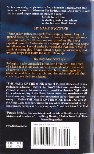 The Name of the Wind: The Kingkiller Chronicle: Day One: 01 (DAW Books)