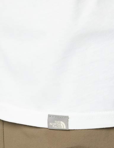 The North Face T92TX5 Camiseta De Manga Corta Simple Dome, Hombre, Blanco (TNF White), L