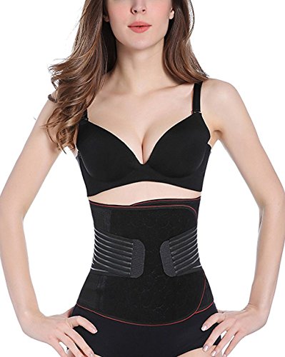 TieNew Faja Postparto para Mujeres, Faja Postparto Reductora Cintura Moldeadora con Velcro Transpirable Elástica para Mujer y Maternidad Recuperación Postpartum Support Belt
