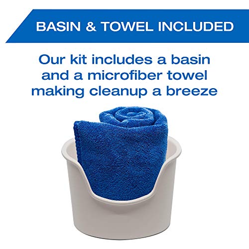 Tilcare Kit Limpiador de oídos Profesional – Sistema de lavado de oídos – Kit de limpieza para oídos perfectos – Incluye lavabo, jeringa, kit curetas, toalla y 25 puntas desechables