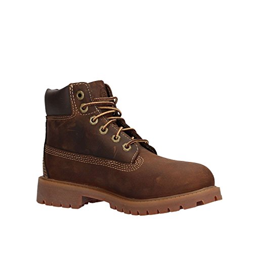 Timberland Authentic 6” – Botas para Niños, Marrón (Brown Smooth), 30.5 EU