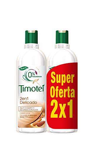Timotei Champú 2 en 1 Delicado - 2 Unidades da 400 ml, Total: 800 ml