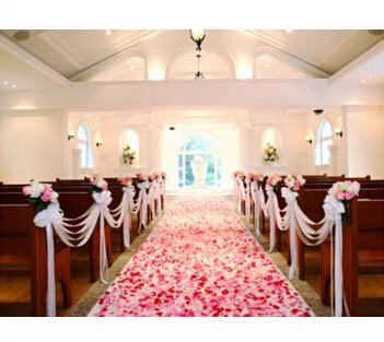 TININNA 100pcs Pétalos de Flores de 3D Corazón Pétalos en Seda Accesorio para Decoración De Boda Fiestas Confeti-Rojo