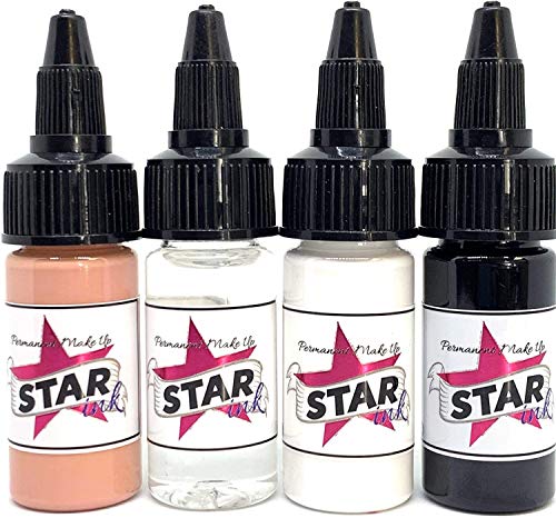 Tinta para maquillaje permanente -KIT CORRECTOR COLORES BÁSICOS 0.5oz (15ml) - STARINKMAKEUP - Micropigmentación - Microblading tattoo - ORIGINAL!