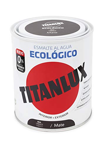 Titanlux - Esmalte eco, Mate tabaco, 750ML (ref. 02T054434)