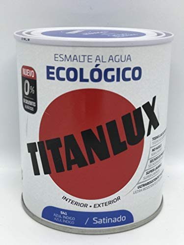 Titanlux - Esmalte Ecológico Satinado Titan 750 mililitros (Azul Índigo 0541)